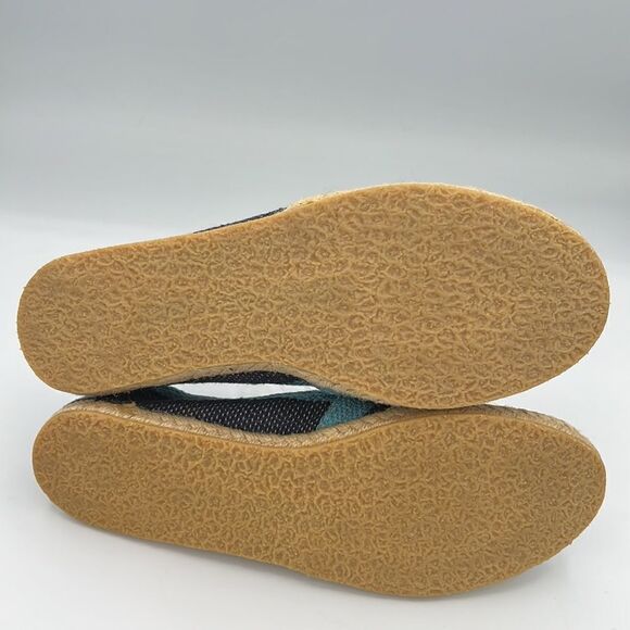 Kaanas Striped Blue/White Espadrilles With Blue Trim Size 7 / EU 37 - Picture 10 of 13